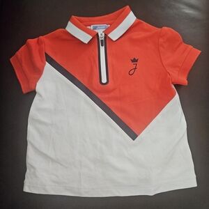 Joules Red and White Kids Polo Shirt